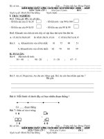 Đề KĐCl cuối HK II 08-09