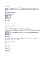 Bộ đề trắc nghiệm-đáp án số 36 môn Hóa