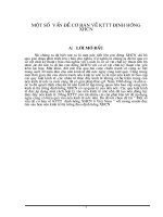 MỘT SỐ  VẤN ĐỀ CƠ BẢN VỀ KTTT ĐỊNH HƯỚNG XHCN