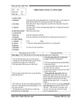 Phép phân tích và tổng hợp