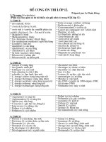 Đề cương ôn thi lớp 12-Lê Doãn Đông