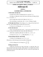 Tóm tắt KT cơ bản Toán 9