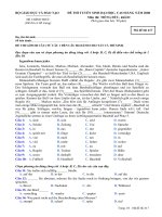 ĐỀ THI TUYỂN SINH ĐẠI HỌC, CAO ĐẲNG NĂM 2008 Môn thi: TIẾNG ĐỨC, khối D -