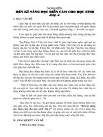 SKKN: Rèn kỹ năng đọc diễn cảm cho HS lớp 4