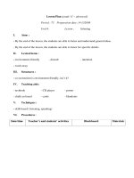 Giáo án anh văn lớp 11   unit 9   period 75 