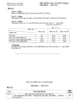 de kiem tra mon dia ly 11 NC