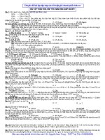 TÔNG  HOP  LI  THUYÊT  HUU  CO  2009