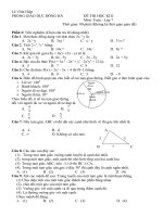 Đề thi HKII T7 Đông Hà 08-09