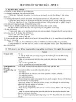 Ôn tập sinh học 10 - HK II