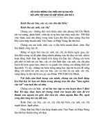 Lời chào mừng của thiếu nhi