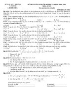 Đề thi thử vào 10 THPT 2009- 2010