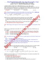 Bản Word thật sự giải đề Đại Học 2009