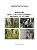 Phương pháp giao đất giao rừng có sự tham gia của người dân 