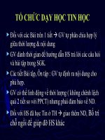 báo cáo tập huấn tin học 6,7