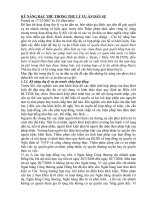 KỸ NĂNG đặc THÙ TRONG THỤ lý vụ án dân sự 