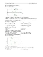 Mạch RLC khi C thay đổi