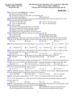 ĐỀ THI THỬ ĐẠI HỌC CAO ĐẲNG MÔN VẬT LÝ ĐỀ SỐ 18 2011