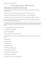 Đề tham khảo thi TN12 môn Sinh (9)