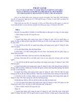 Pháp lệnh sửa đổi, bổ sung một số điều của Pháp lệnh Ưu đãi người có công với cách mạng