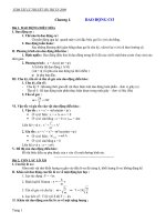 Đề Cương Ôn Thi TN 2009