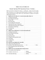 Mẫu phiếu cung cấp thông tin trong bảo đảm rủi ro tín dụng bên mua 