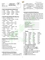 Kiem tra thu tieng anh 6