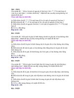 Bộ đề trắc nghiệm số 28 (có đáp án)