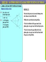 Tính Chất Hai tiếp cắt nhau