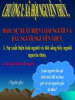 su 10: xã hội nguyên thủy