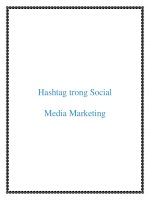 Hashtag trong social media marketing 