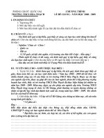 LỄ BẾ GIẢNG NĂM HỌC