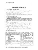 Ôn thi lớp 10-Văn(Các phép tu từ)