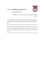 Chương 4  hệ phương trình tuyến tính nguyễn thủy thanh bài tập toán cao câp tâp 