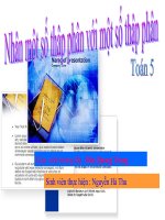 Nhân 1 số thập phân với 1 số thập phân