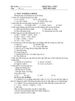 kiểm tra hóa 9 học kì 2