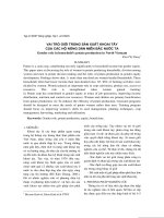 Vai trò giới trong sản xuất khoai tây của các hộ nông dân miền bắc n-ớc ta