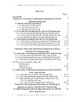 Nâng cao chất lượng Tín dụng  hộ sản xuất tại NHNo & PTNT Tỉnh Hà Tĩnh