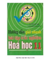 giai nhanh hoa 11 phan 2 
