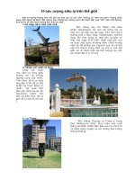 Muời bức tượng kỳ lạ nhất thế giới