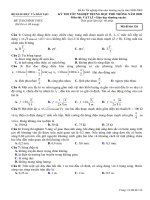 De thi va dap an TN GDTX 2008-2009