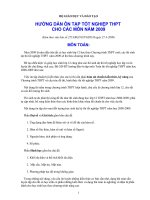 Hướng dẫn ôn thi TN2009