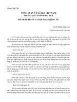 Tong quan ve xa hoi Viet Nam trong qua trinh doi moi 