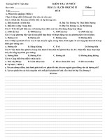 đề kiểm tra 15'''' địa 10 đề B