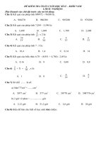 ĐỀ KTCHK II MÔN TOÁN Hải Trường