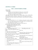 giáo án vật lý lớp 8