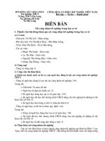 Biên bản xét công nhận tốt nghiệp 2008 - 2009