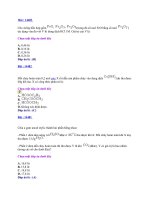 Bộ đề trắc nghiệm-đáp án số 41 môn Hóa