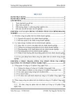 Luận văn tốt nghiệp Hoàn thiện công tác phân tích tài chính tại Công ty CP Công nghệ Việt