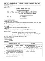 Công nghệ 9 kì II_Hoàn chỉnh