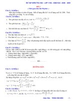 ĐỀ 2 ÔN KIỂM TRA HK2 - 11NC - 2009